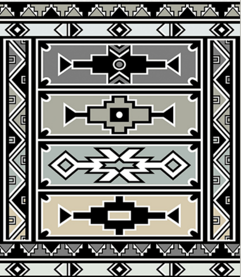 Ndebele Art Blanket: Wild Dove