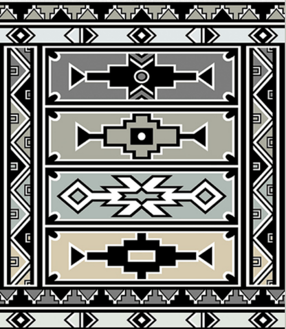 Ndebele Art Blanket: Wild Dove